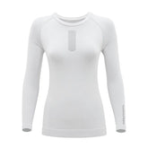 Maglia Tecnica UPSKIN LADY, una maglia bianca seamless. Ideale per motociclisti. Di TUCANO URBANO.